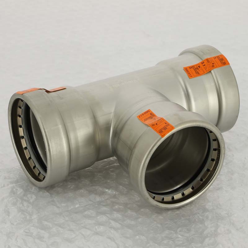 Тройник пресс нержавеющая сталь Viega Sanpress Inox XL 64 мм 578022