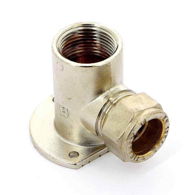 Водорозетка обжимная Tiemme 1106N 18x3/4 ВР никелированная 1100181