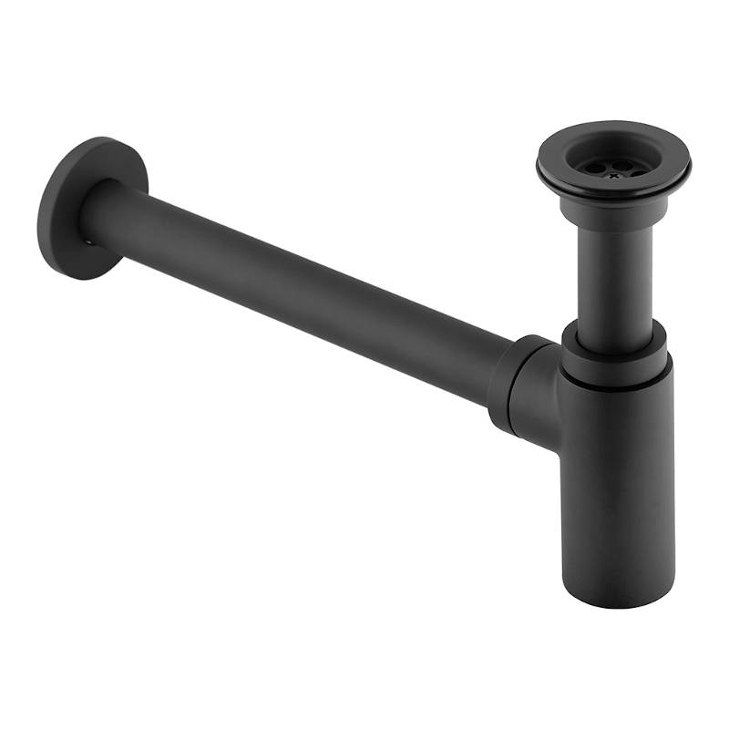 Сифон для раковины Wirquin Lineis 1 1/4 x 32 мм латунь матовый черный 30987099