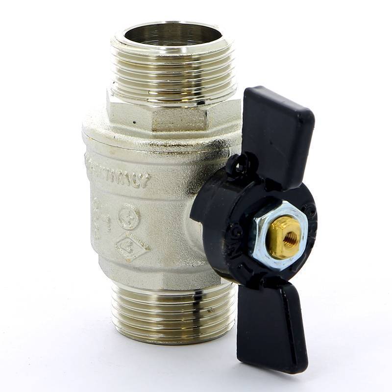 Кран шаровой Bugatti Oregon 327 1 Н-Н полнопроходной с бабочкой 03270032