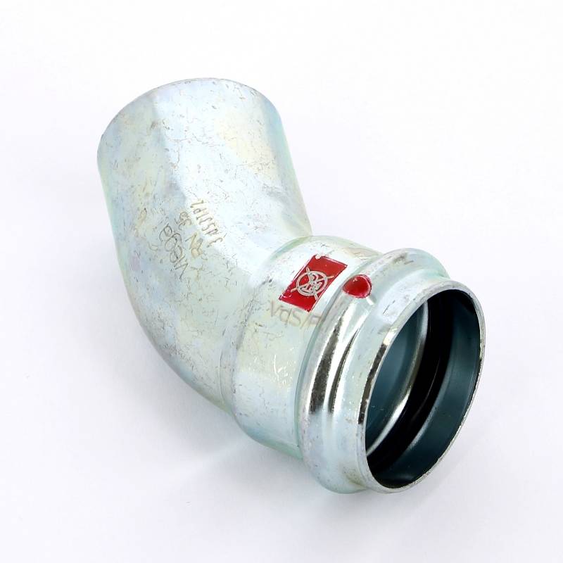 Угол-вставка пресс 45° Viega Prestabo 35 мм 558376