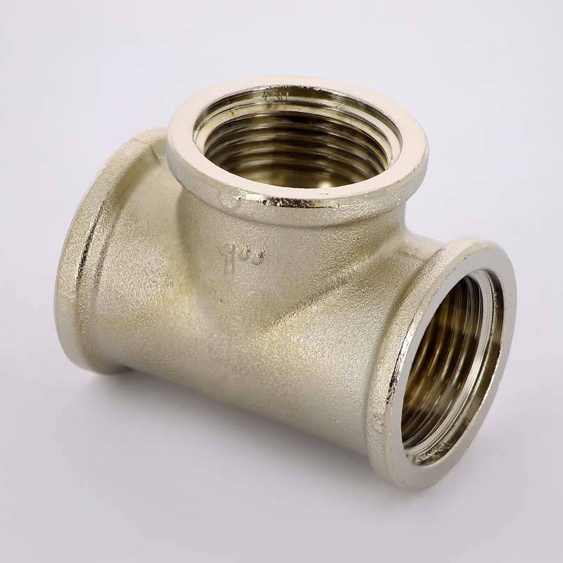 Тройник никелированный Uni-Fitt 1 ВР-ВР-ВР 615N4440