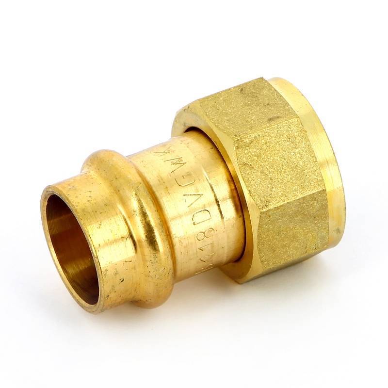 Муфта пресс IBP >B< Press 18 мм х 3/4 с накидной гайкой бронза P4355 01806000