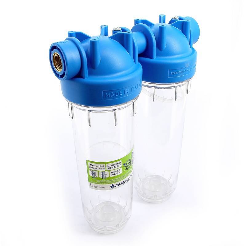 Корпус фильтра двойной Atlas Filtri DP DUO 10 1/2 дюйма 2P SX BX ZA3100680