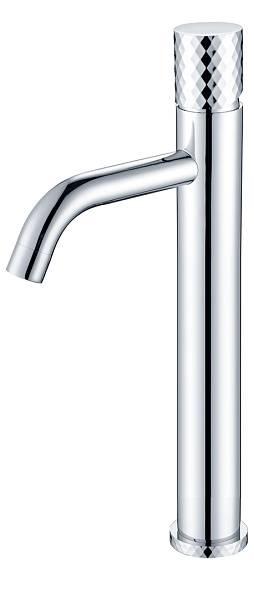 Смеситель для раковины высокий Boheme Stick хром 122-CRCR