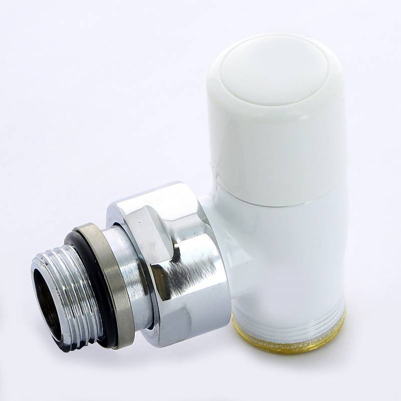 Вентиль обратный Carlo Poletti New-Smart угловой НН 1/2 x M24x19 белый V77210E