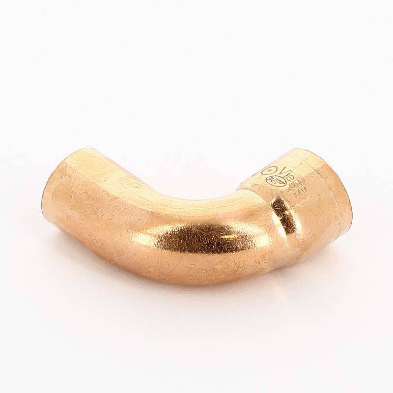 Отвод медный однораструбный Viega 90° 12 мм под пайку 101510