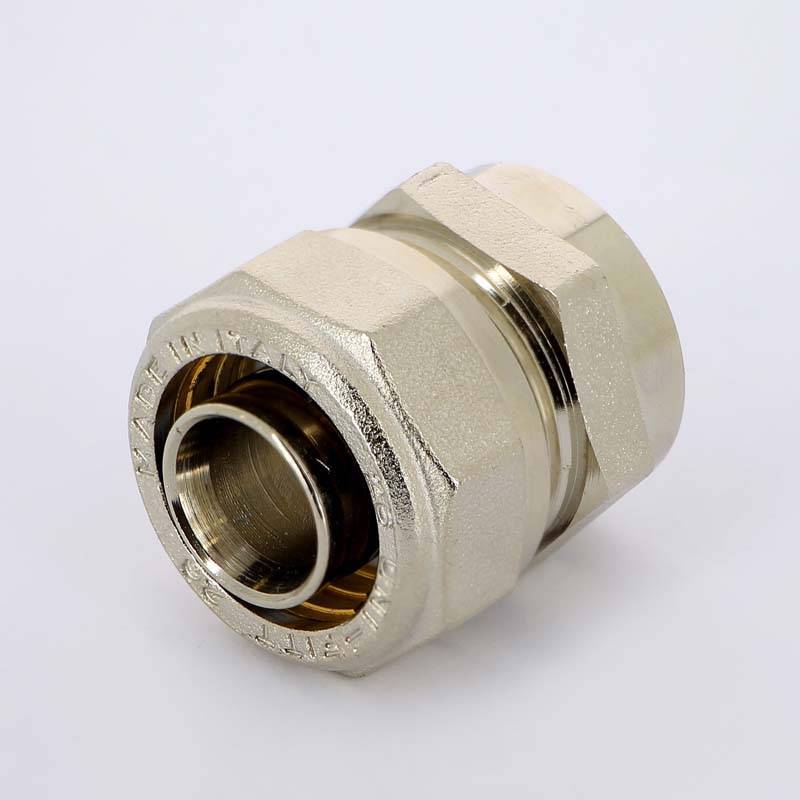 Муфта обжимная никелированная Uni-Fitt 26x3/4 ВР 661N8300