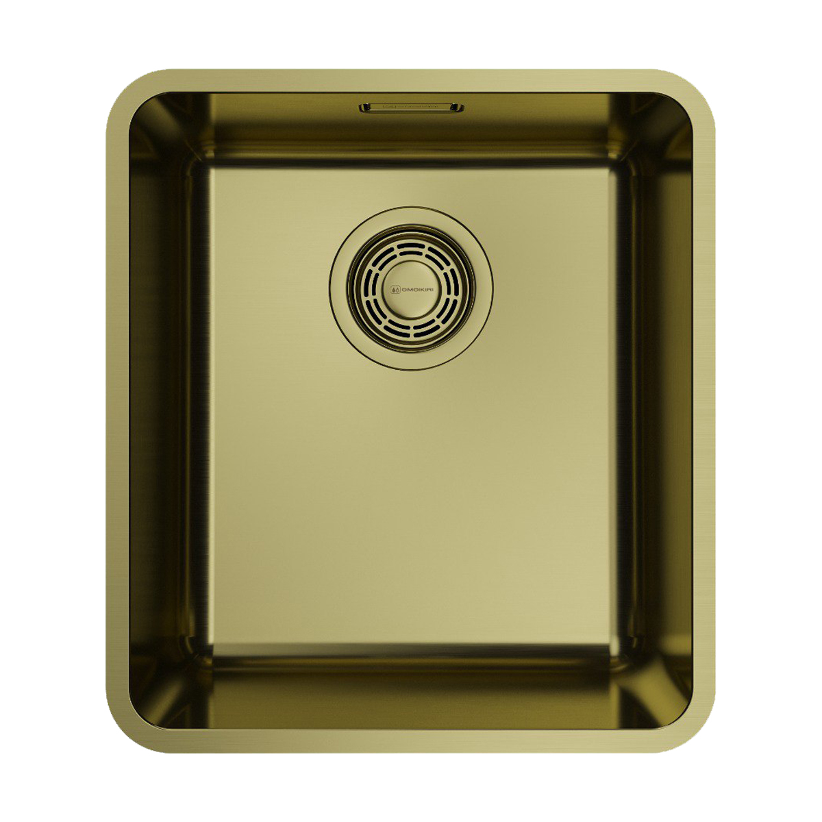 Кухонная мойка Omoikiri Omi 37-U/I Ultra LG светлое золото 37х17.9 см 4997400