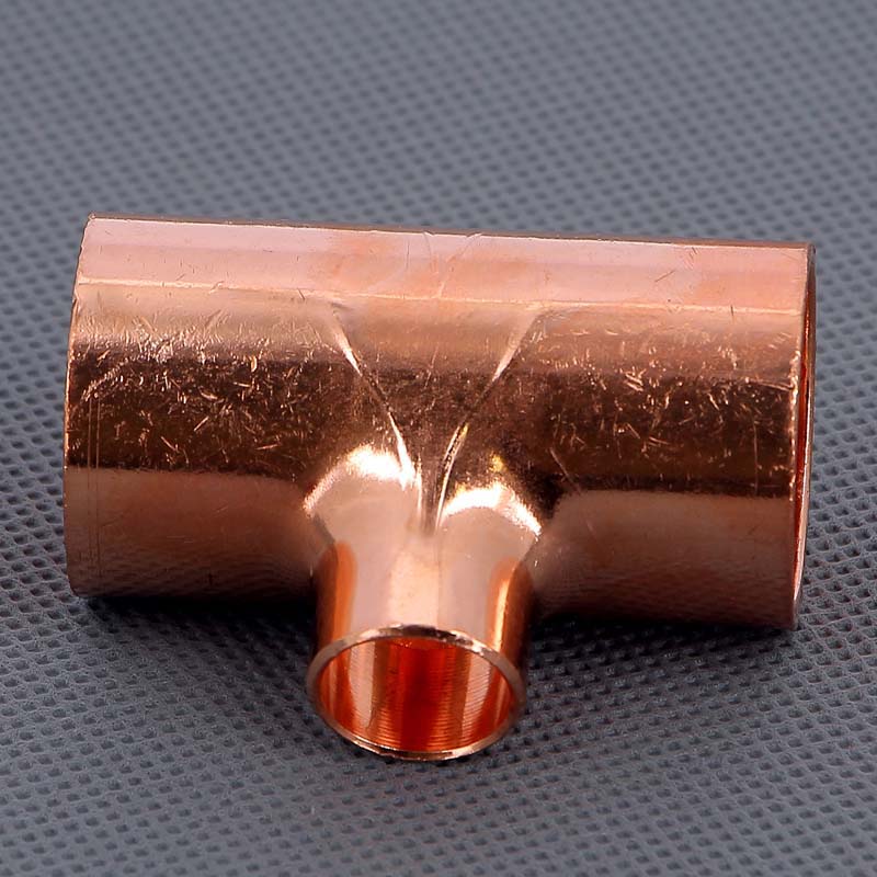 Тройник медный под пайку Viega 28х15х28 мм 101619