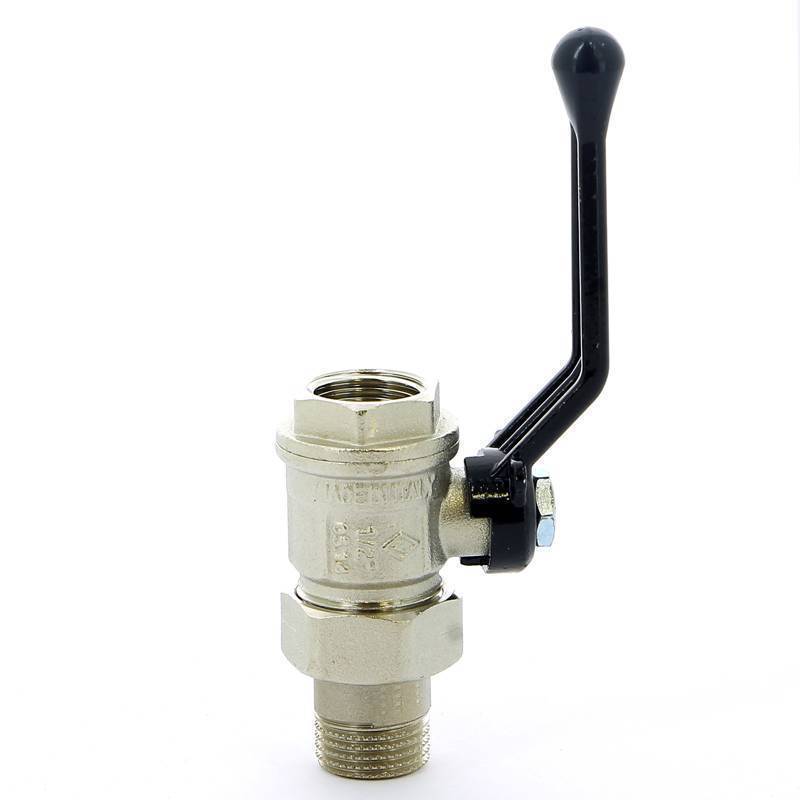 Кран шаровой Bugatti New Jersey 1/2 НВ с разъемным соединением рычаг 09200003