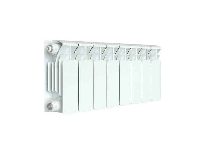Радиатор биметаллический RIFAR Base 200 8 секций боковое подключение белый Base 200 8