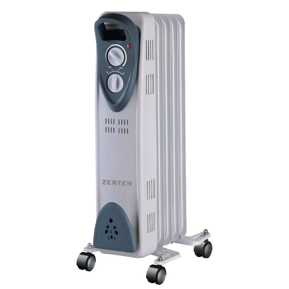 Масляный радиатор Zerten MRT-10 1000 Вт 5 секций 12076