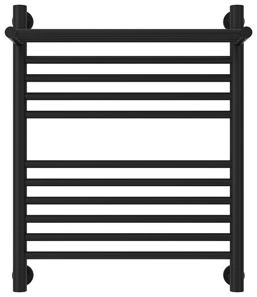 Полотенцесушитель водяной Сунержа Богема+ с 1 полкой 500x600 мм матовый черный 31-0223-6050
