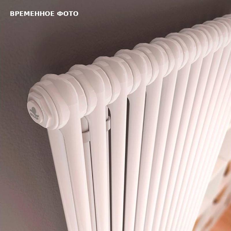 Трубчатый радиатор Irsap Tesi 2 1500 8 секций подключение 25 вентиль сверху цвет 03 RR215000803A425N