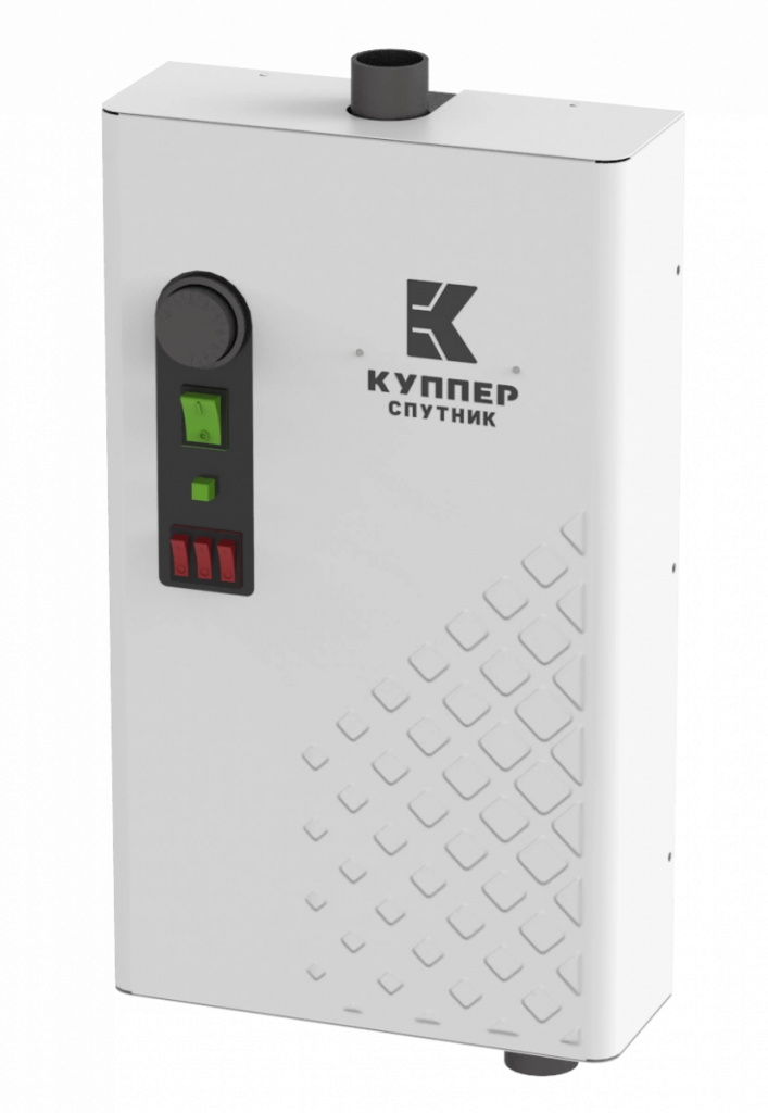 Котел твердотопливный Теплодар Куппер Спутник (2.0)-3 белый 3 кВт АОК.88.000.00-02