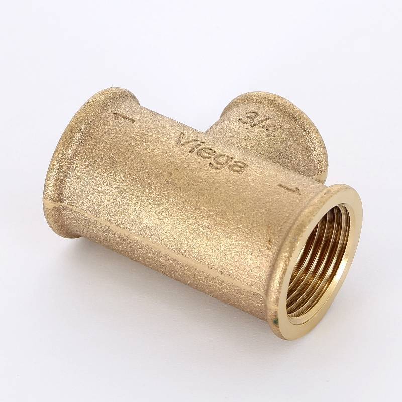 Тройник бронзовый Viega 1x3/4x1 ВР 264420