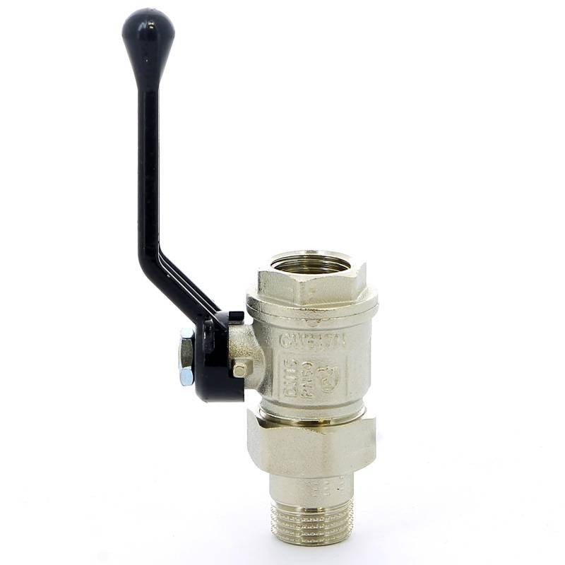 Кран шаровой Bugatti New Jersey 1/2 НВ с разъемным соединением рычаг 09200003