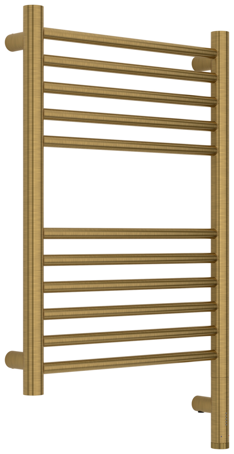 Полотенцесушитель электрический Сунержа Богема 3.1 прямая 400x600 мм правое состаренная латунь браш 051-6005-6040