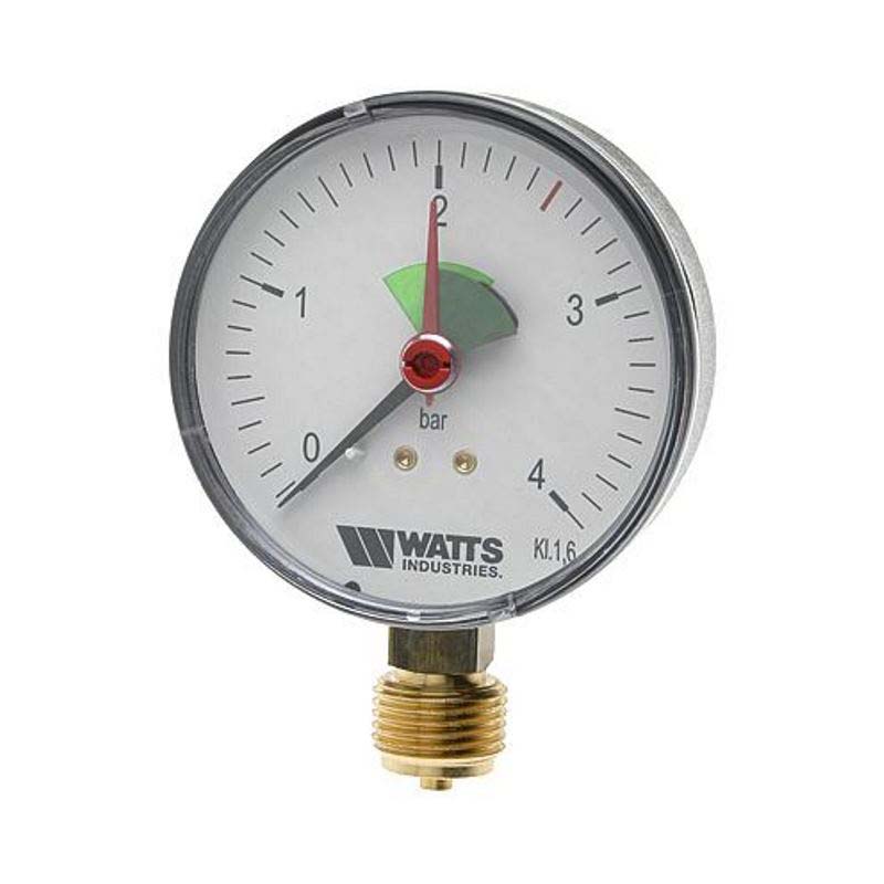 Манометр радиальный Watts F+R201 100 мм 1/2 4 бар 10008076