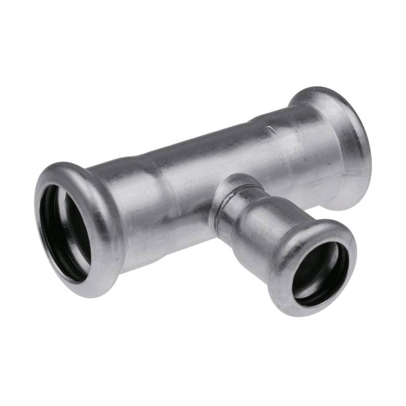 Тройник пресс редукционный KAN-therm Steel 35х18х35 мм 1509260022