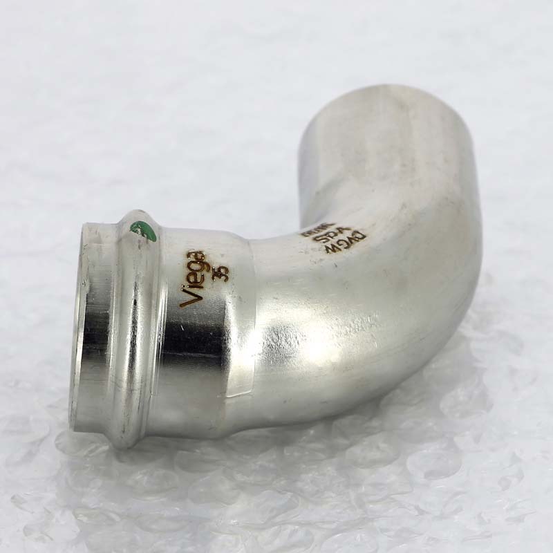 Отвод однораструбный 90° Viega Sanpress Inox пресс нержавеющая сталь 35 мм 435745