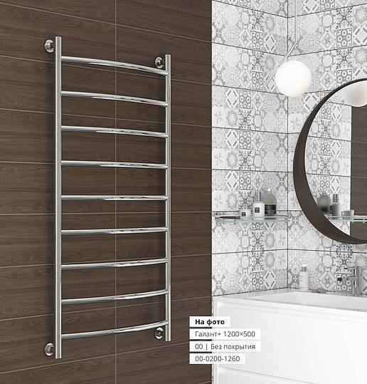 Полотенцесушитель водяной Сунержа Галант+ 600x1200 мм без покрытия 00-0200-1260