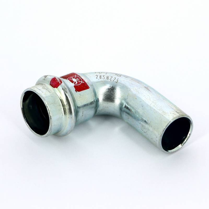 Угол-вставка 90° пресс Viega Prestabo оцинкованная сталь 18 мм 558208