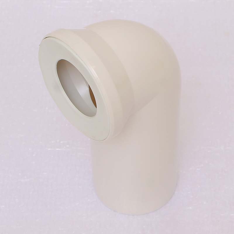 Отвод для унитаза Viega 90° 110 мм белый 100551