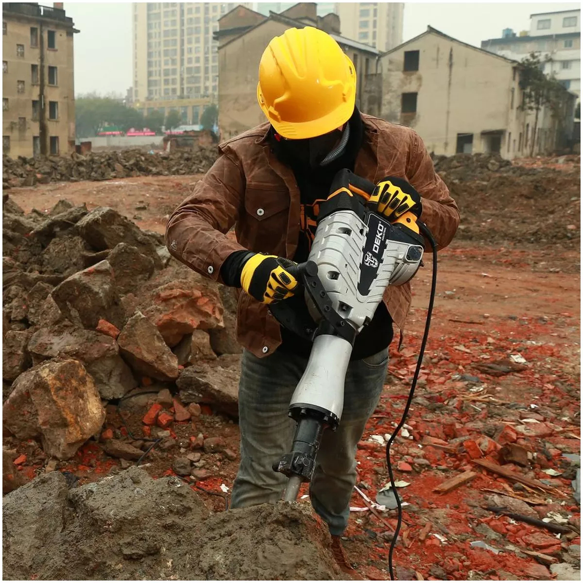 Отбойный молоток DEKO DKJH2050 2050 Вт 55 Дж в кейсе 063-4118