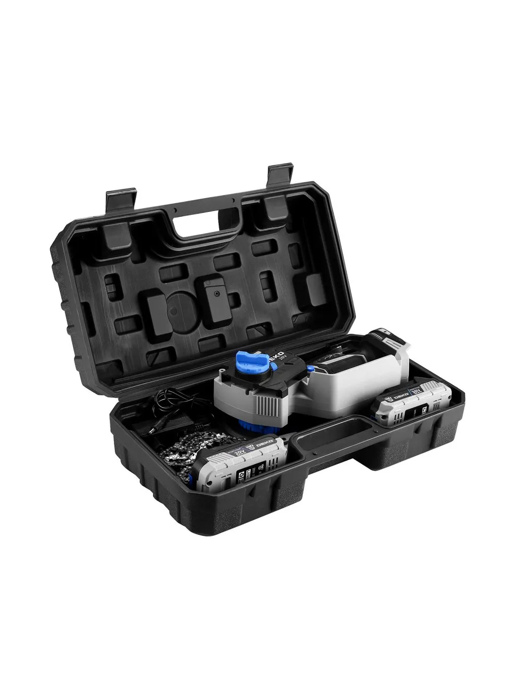 Пила цепная аккумуляторная бесщеточная DEKO DKCHS 20V 6 20 В 2x2.2 Ач 083-2014