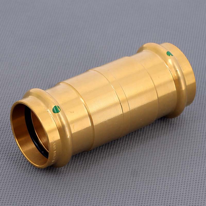 Муфта надвижная пресс Viega Sanpress 42 мм бронза 131494