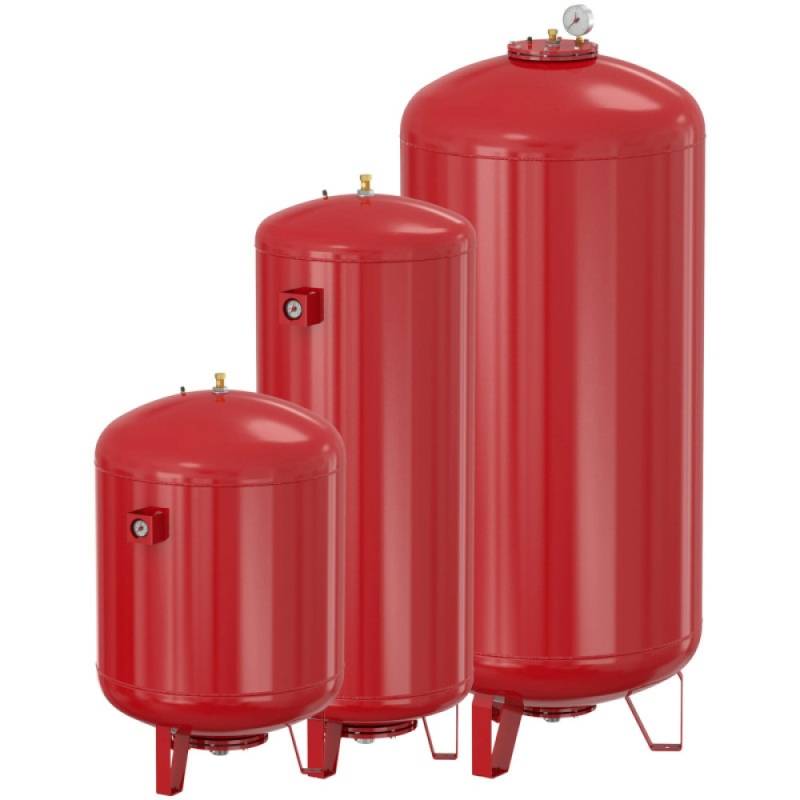 Расширительный бак Flamco Flexcon RM 425 л 10 бар красный 26040
