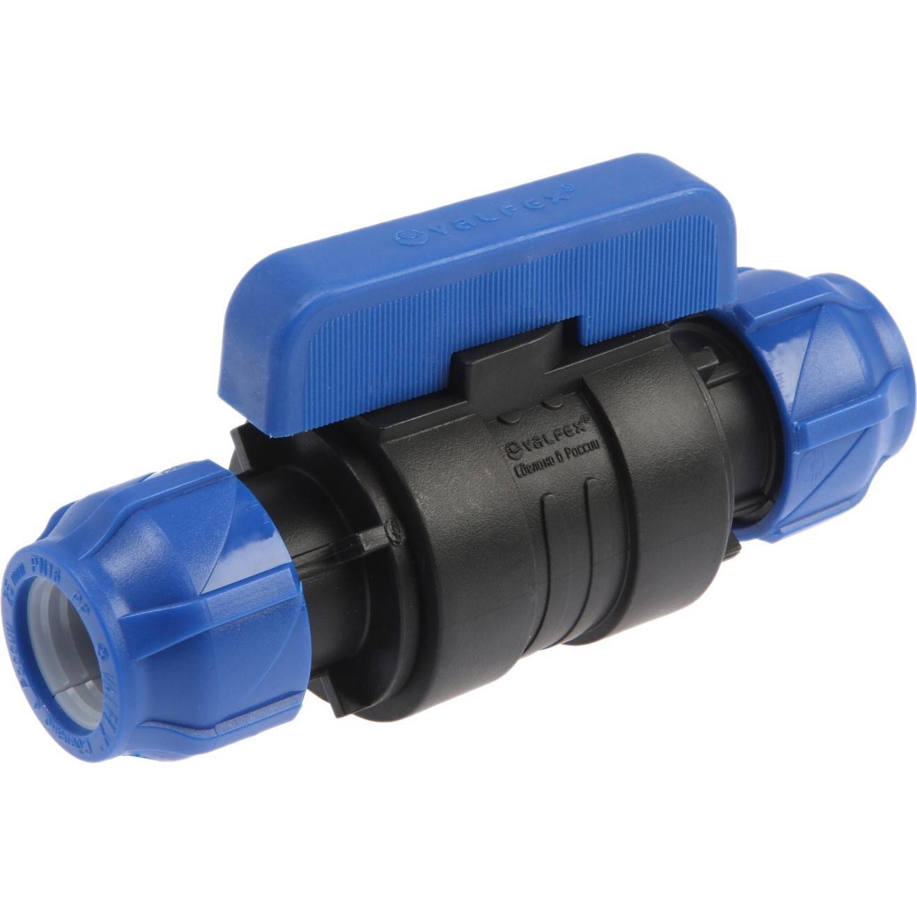 Кран шаровой компрессионный Valfex цанга-цанга 25x25 мм 1425610
