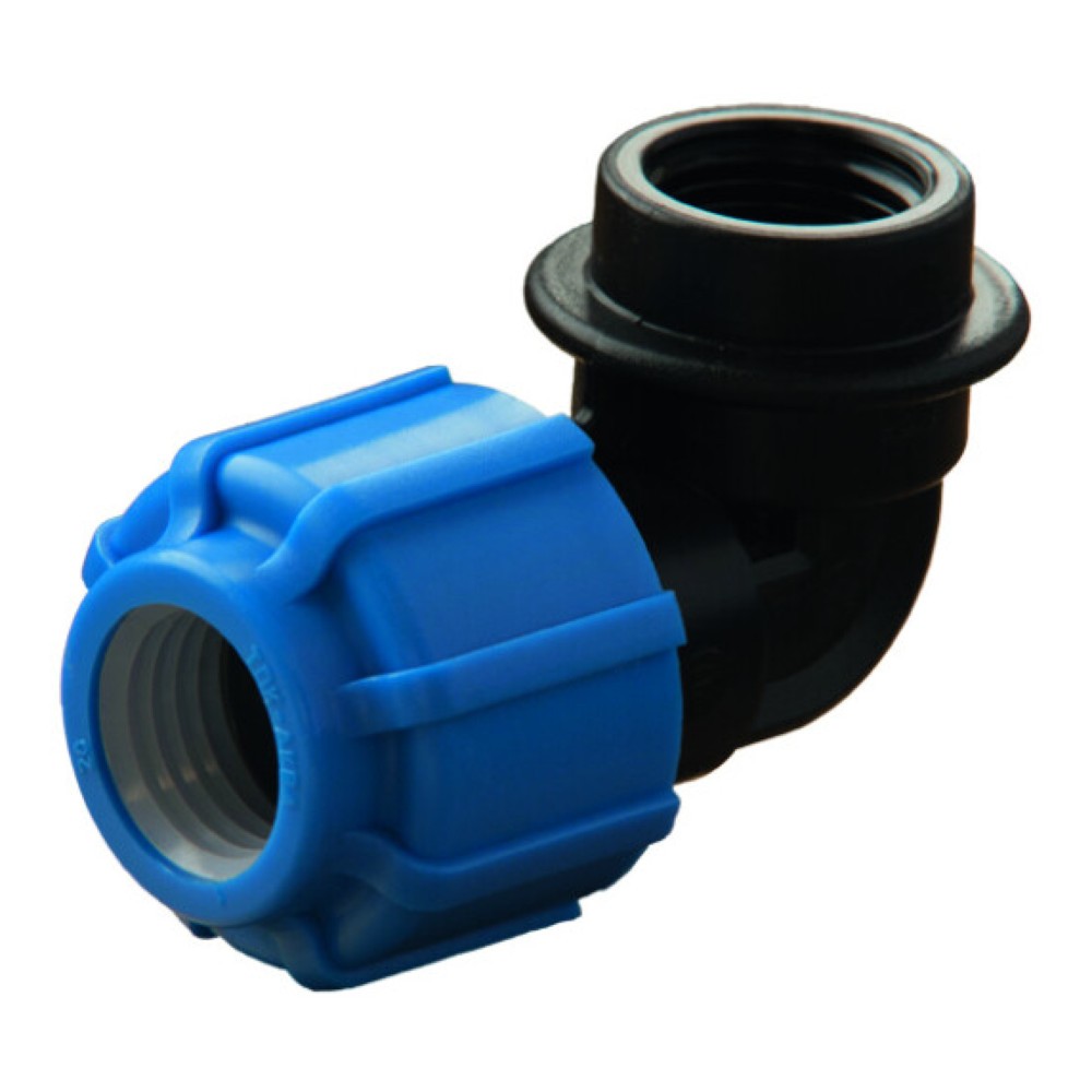 Отвод компрессионный ТПК-АКВА ПНД 50 мм x 1 1/4 ВР 50025114