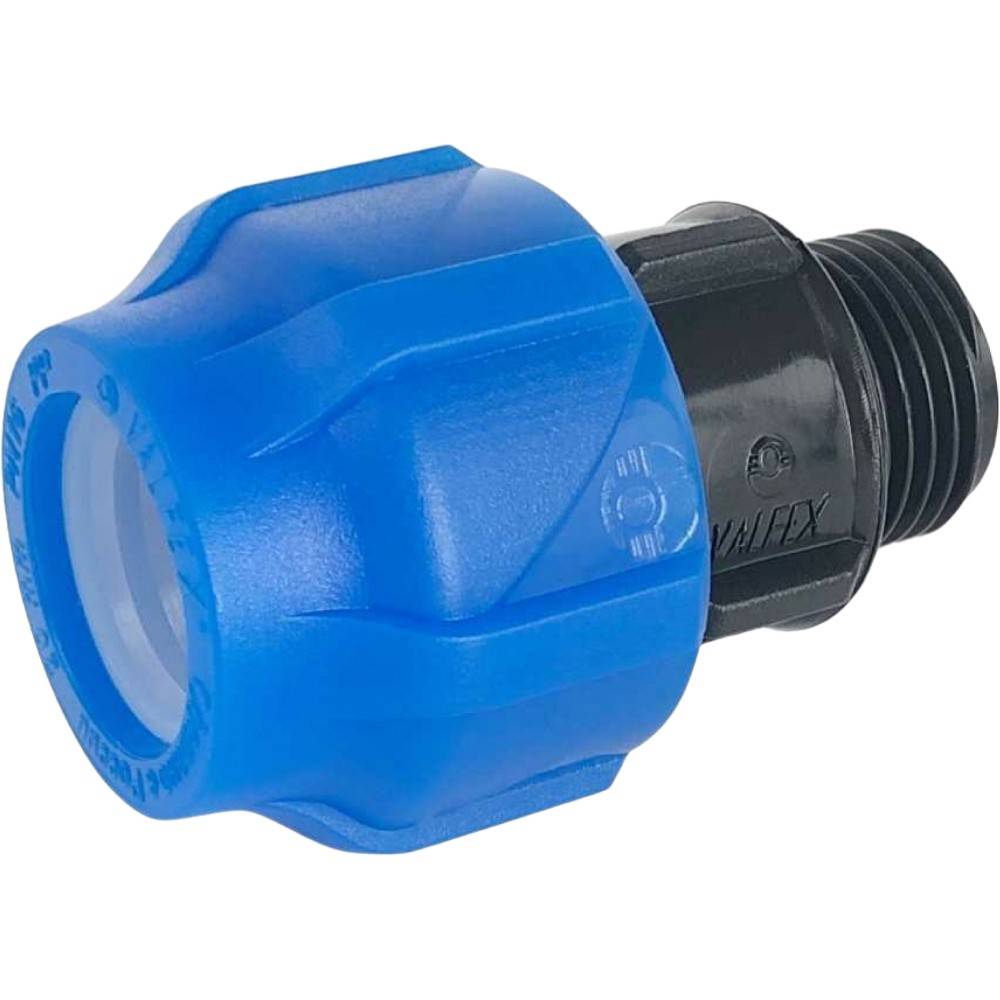 Муфта компрессионная Valfex ПНД с наружной резьбой 20х1/2 НС-1425652