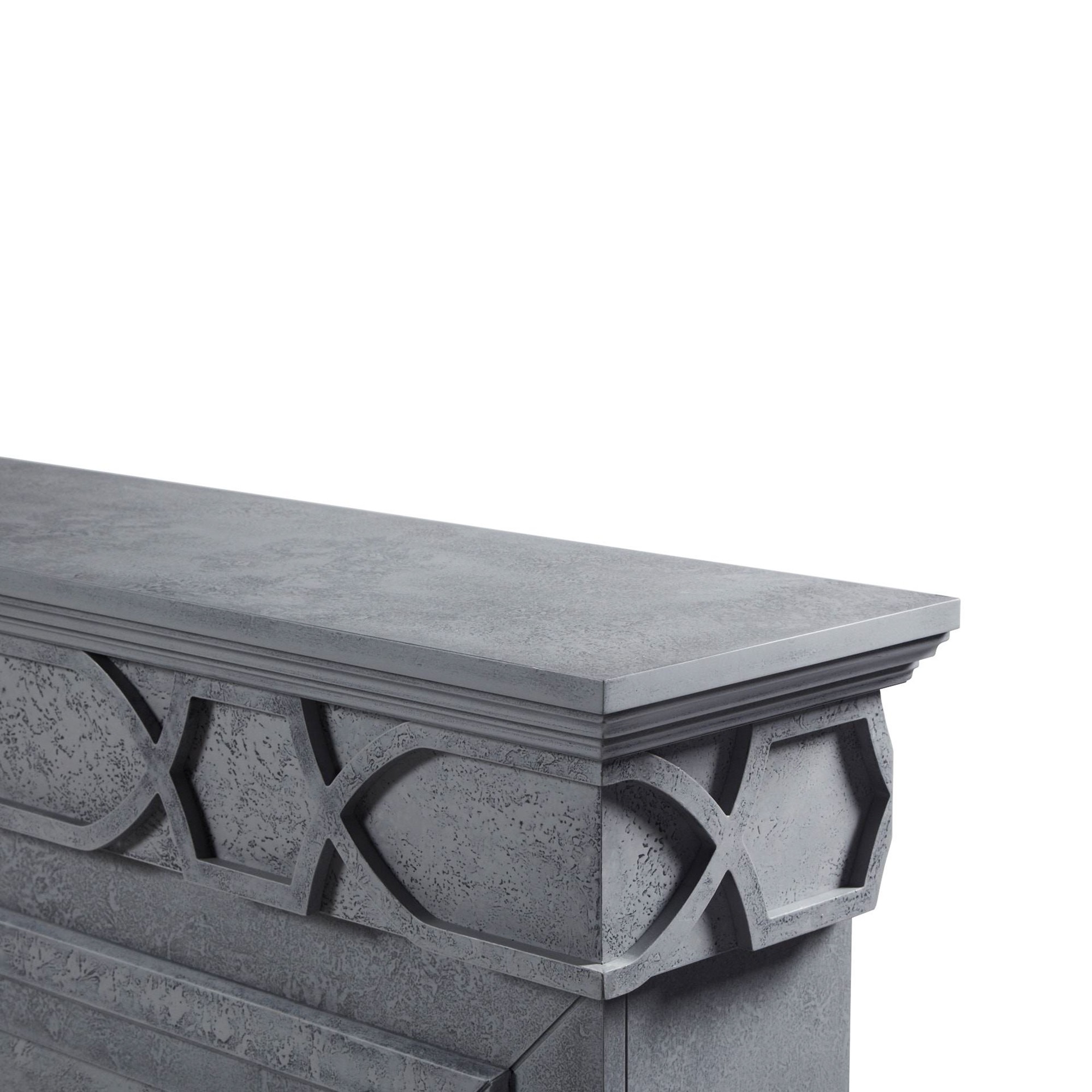 Каминокомплект Firelight Antico Classic серый с очагом Classic EFP/P-1020LS