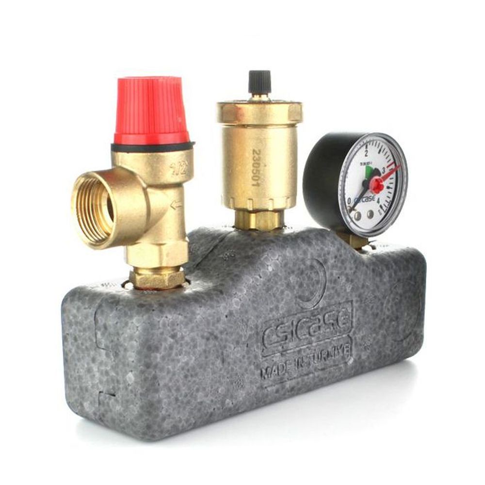 Группа безопасности котла Elsen 1 3 бар до 50 кВт EBG01.03