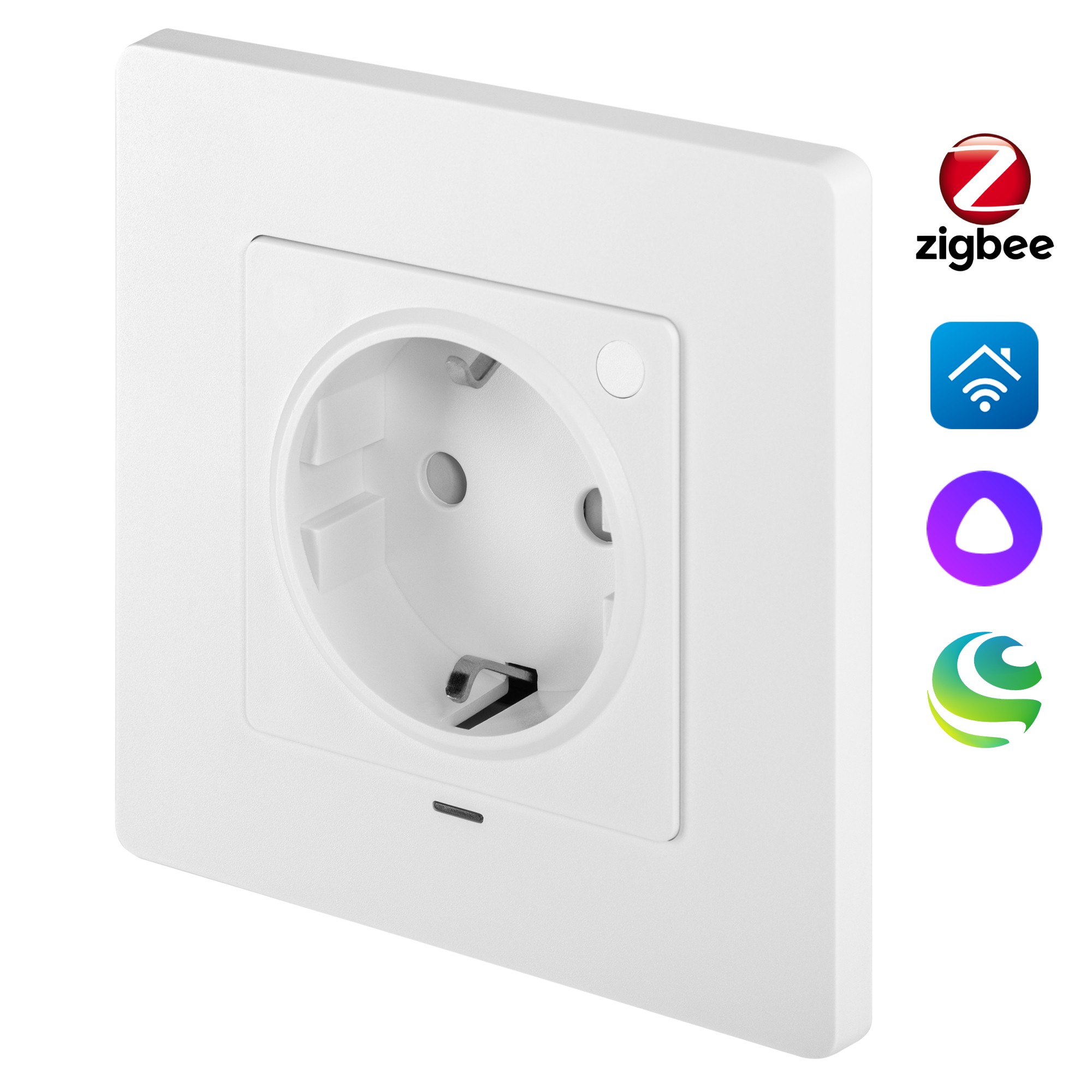 Умная розетка встраиваемая HOMMYN Zigbee RKNWOZ01W RKNWOZ01W