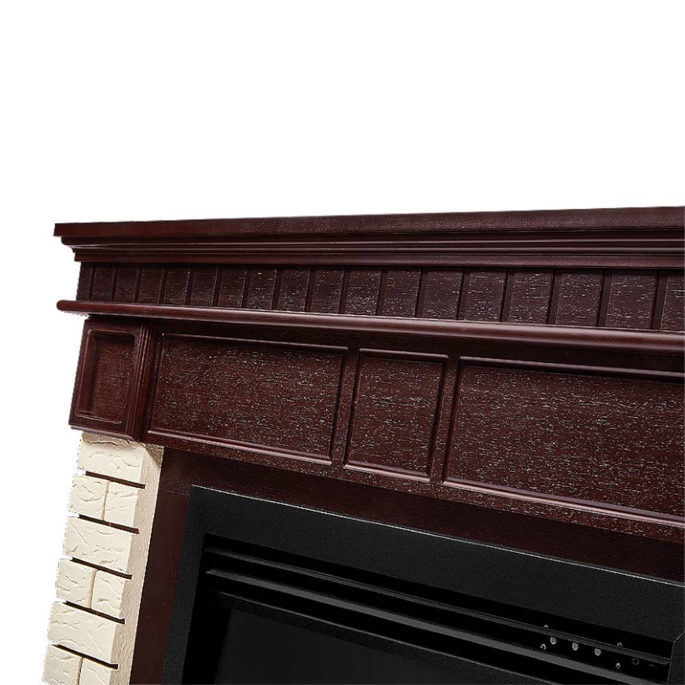 Каминокомплект Electrolux Bricks 30 камень бежевый шпон темный дуб с очагом EFP/P-3020LS N 1748160