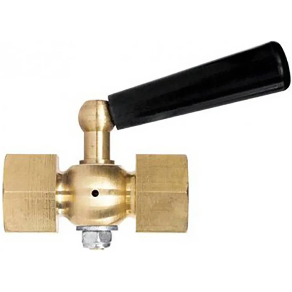 Кран для манометра трехходовой Росма латунь G1/2 ВР/ВР DN 15 1444721