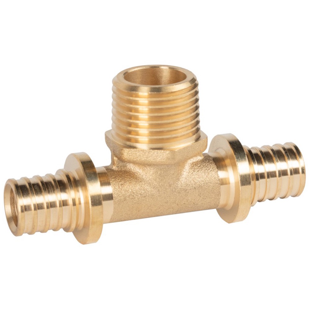 Тройник аксиальный Royal Thermo Ritable латунь НР 20х1/2х20 мм 1729804