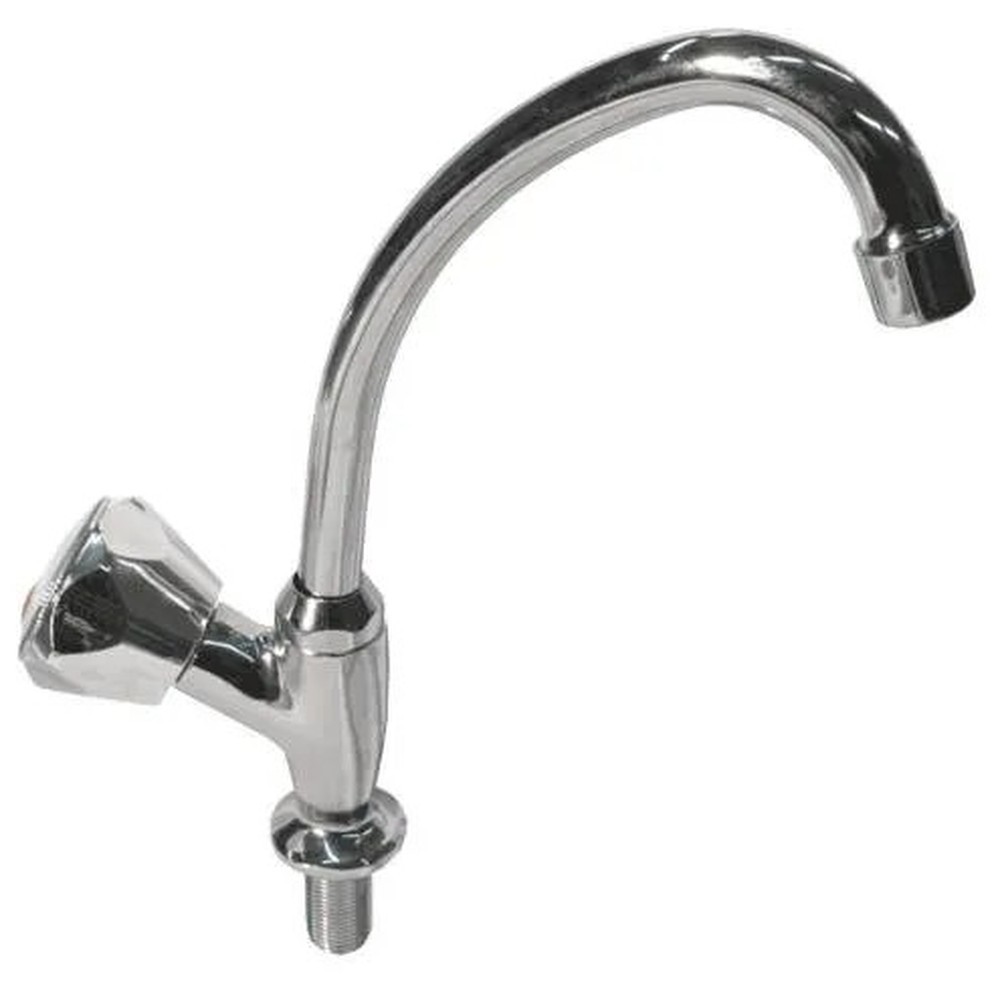 Кран настольный ЦС Стандарт Моно КрН-11/2К D16 М_Крест короткий излив КрН-11/2К D16