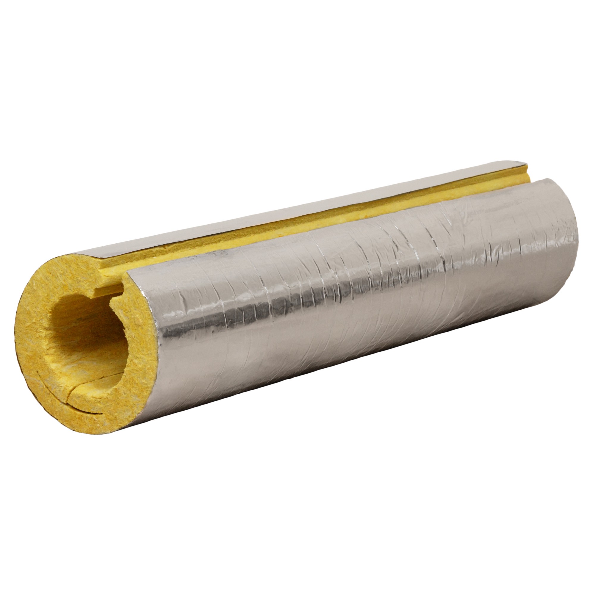 Цилиндр минераловатный ЭКОРОЛЛ КВ-80 ФА 70х219 мм фольгированный НС-1717161