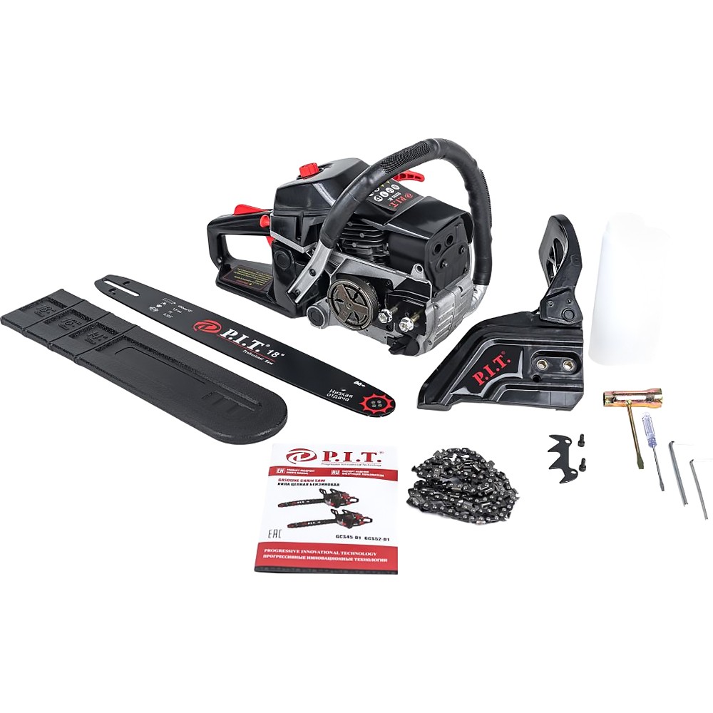 Бензопила P.I.T. GCS52-D1 СТАНДАРТ 450 мм 2.2 кВт GCS52-D1