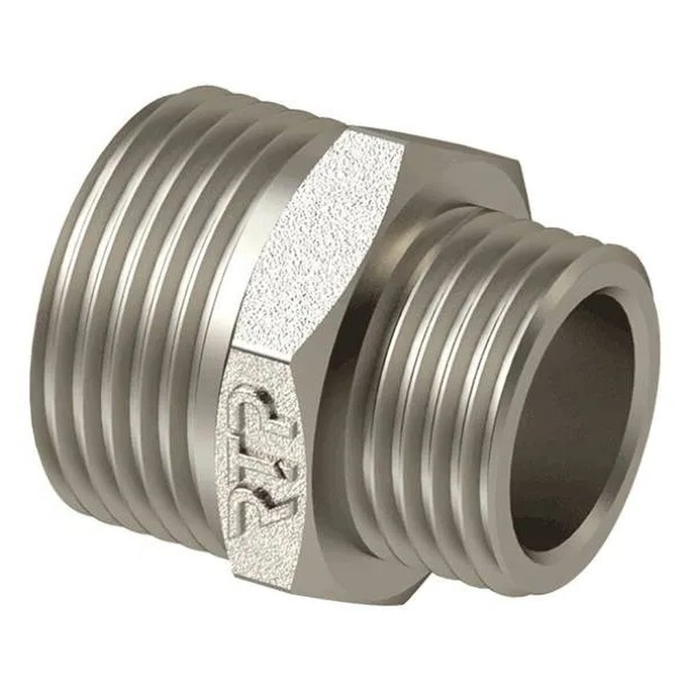 Ниппель переходной РТП 1 1/2 x 1 латунь 29284