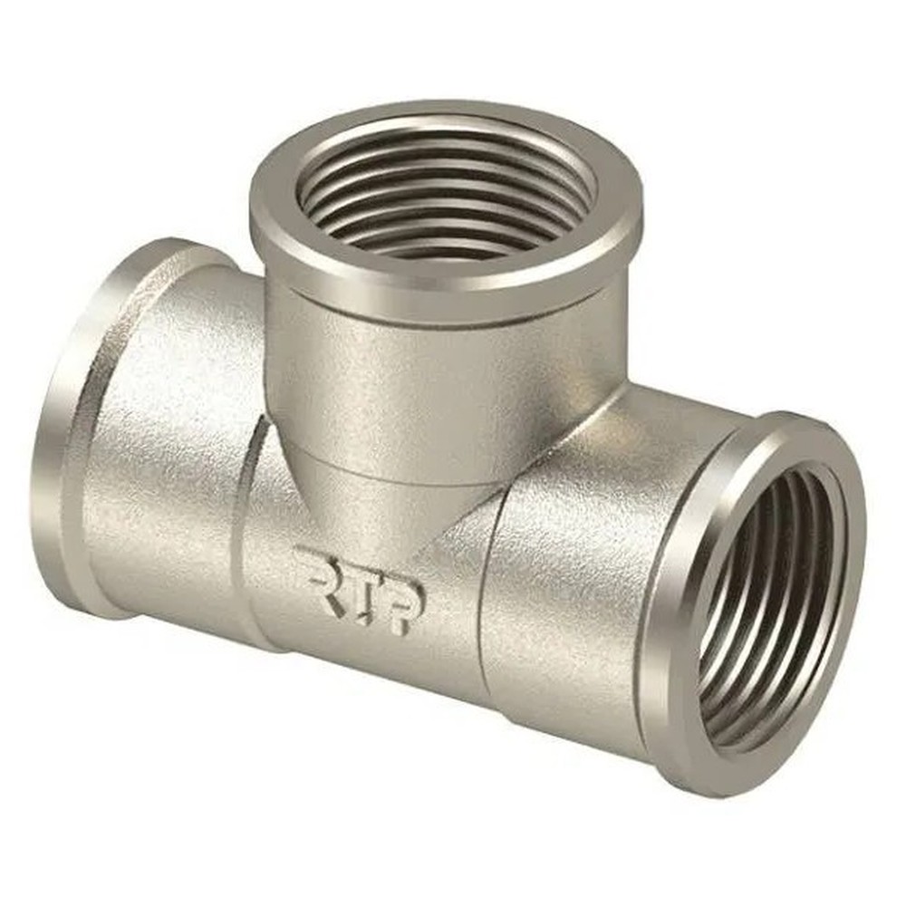 Тройник резьбовой РТП 1 1/2 ВВВ латунный (упаковка 5 шт) 31559