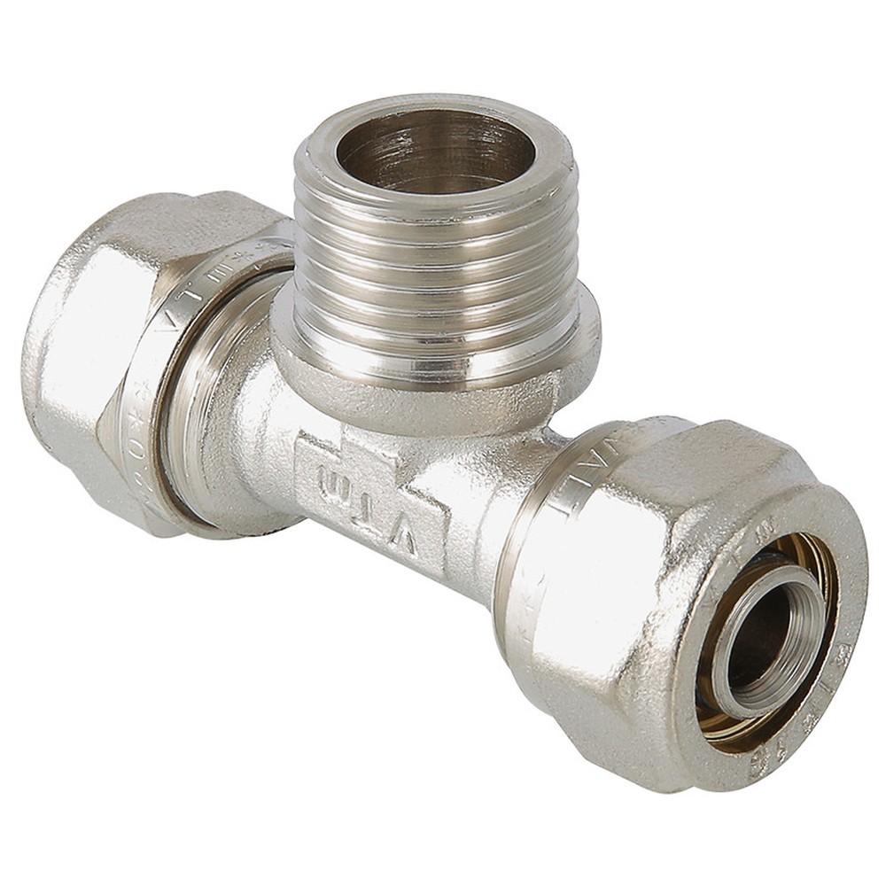 Тройник обжимной VALTEC 26 мм x 1 НР VT.433.N.0606