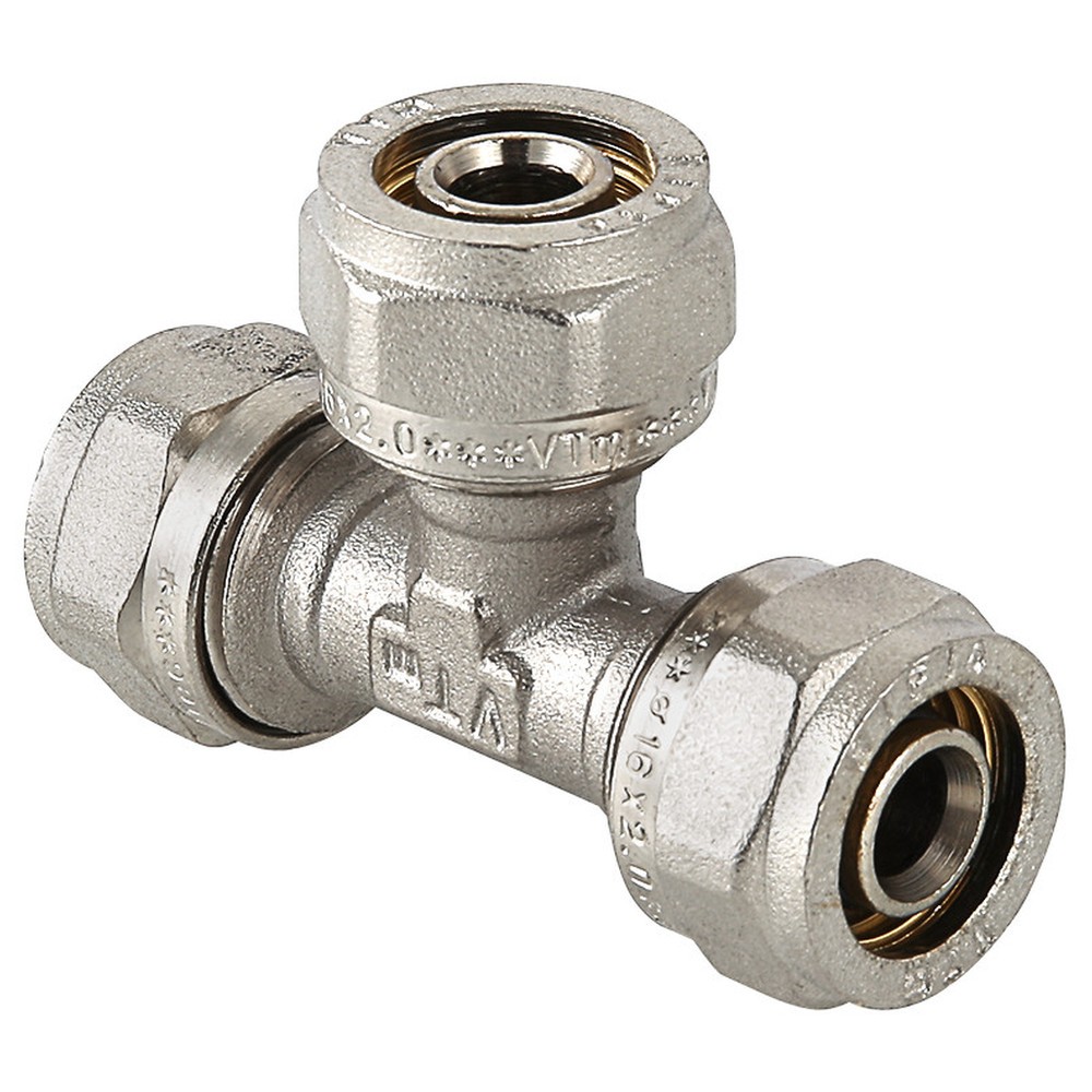 Тройник обжимной VALTEC VTm.331.N 20x26x20 мм VTm.331.N.202620