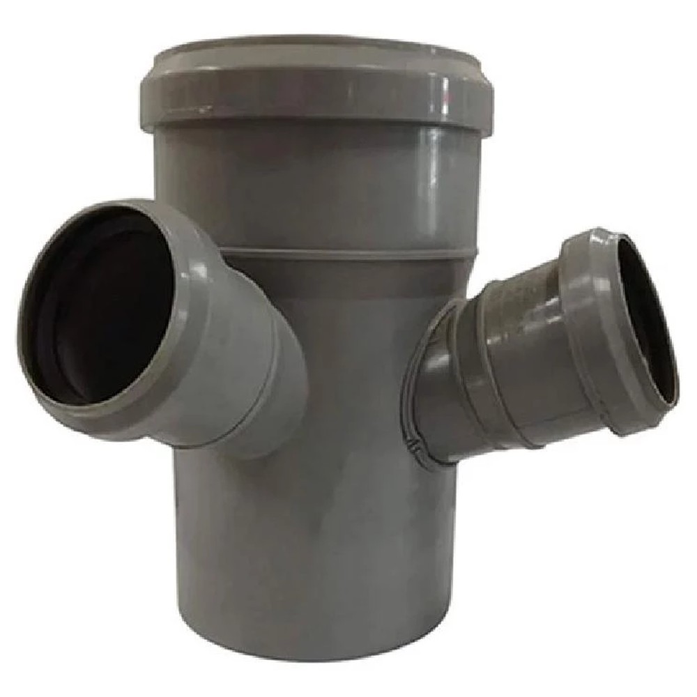 Крестовина двухплоскостная Синикон Стандарт 110x110x50 мм 67° серая 512001